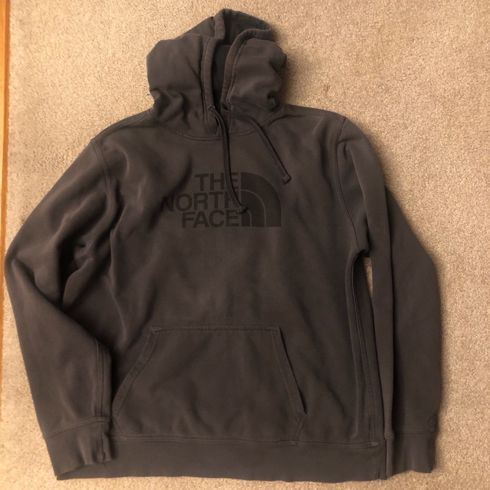The North Face Men's Hoodie Sweatshirt with Pockets (see all pics) flaws
